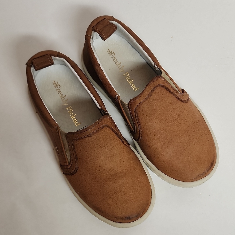 Freshly Picked Caramel Unisex Color Sz 10 Kids Shoes.